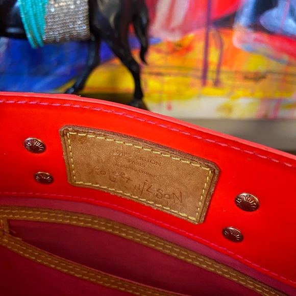 Ultra RARE LOUIS VUITTON Robert Wilson Vernis Purse Tote Shoulder Bag 02 NEON - Picture 3 of 10